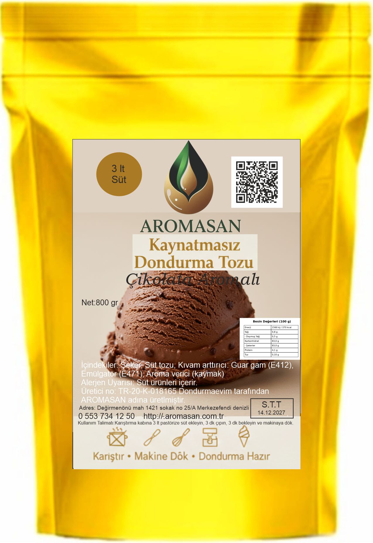 Dondurma ve pastacılık Bazları ürün görseli