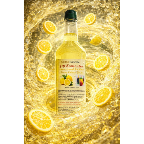 Limon Buzlaş Şurubu 1 e 9 konsarte 1 lt ürün görseli
