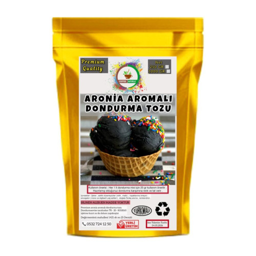 Aronia Aromalı Dondurma ve Pastacılık Tozu 250 gr – Coffee Naturelle ürün görseli