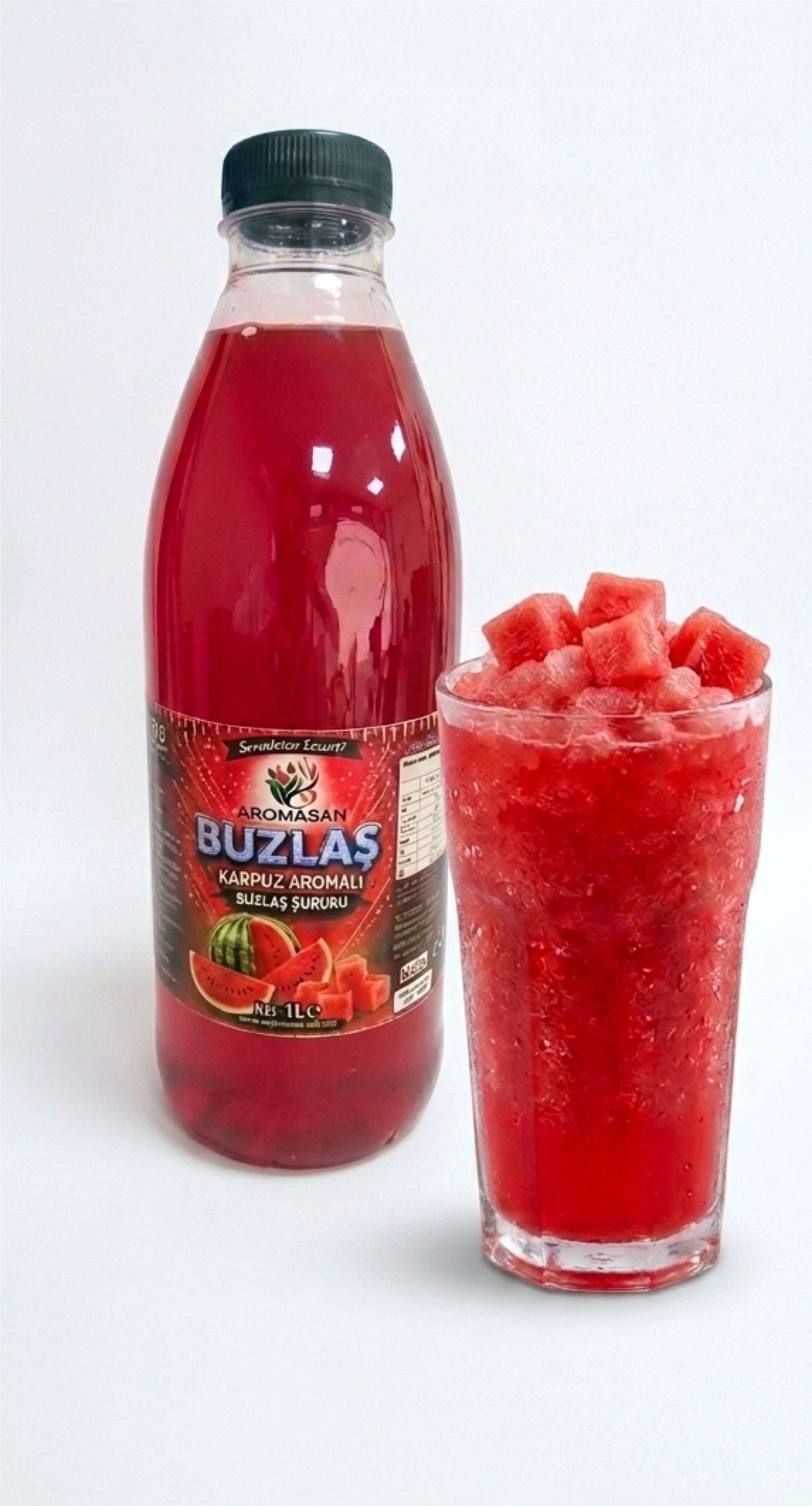 Karpuz Aromalı 1 e 5 Şurup Buzlaş-slush 1 lt ürün görseli